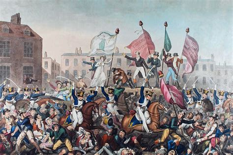  Peterloo verilöyly; Englannin kansalaisaktivismin verinen kohtaaminen ja teollisuuden vallan osoitus